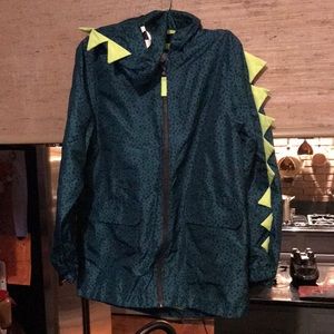 Carter’s Boys Dinosaur zippered Raincoat with hood size 8